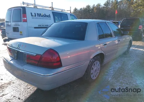 2004 Mercury Grand Marquis Gs from USA, damaged, VIN 2MEFM74W04X667159